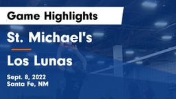 St. Michael's  vs Los Lunas  Game Highlights - Sept. 8, 2022