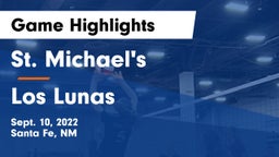 St. Michael's  vs Los Lunas  Game Highlights - Sept. 10, 2022