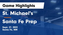St. Michael's  vs Santa Fe Prep Game Highlights - Sept. 27, 2022