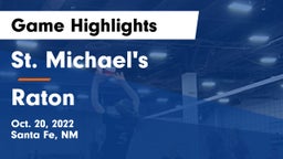 St. Michael's  vs Raton Game Highlights - Oct. 20, 2022