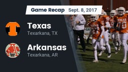 Recap: Texas  vs. Arkansas  2017