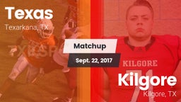 Matchup: Texas vs. Kilgore  2017