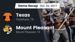 Recap: Texas  vs. Mount Pleasant  2017
