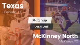 Matchup: Texas vs. McKinney North  2018