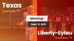Matchup: Texas vs. Liberty-Eylau  2019