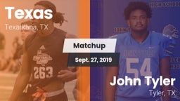 Matchup: Texas vs. John Tyler  2019