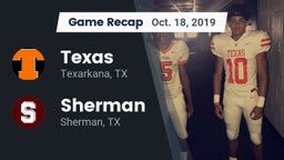 Recap: Texas  vs. Sherman  2019