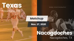 Matchup: Texas vs. Nacogdoches  2020