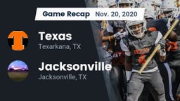 Recap: Texas  vs. Jacksonville  2020