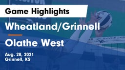 Wheatland/Grinnell vs Olathe West   Game Highlights - Aug. 28, 2021