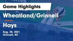 Wheatland/Grinnell vs Hays  Game Highlights - Aug. 28, 2021
