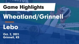 Wheatland/Grinnell vs Lebo Game Highlights - Oct. 2, 2021