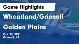 Wheatland/Grinnell vs Golden Plains  Game Highlights - Oct. 23, 2021