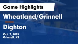 Wheatland/Grinnell vs Dighton Game Highlights - Oct. 2, 2023