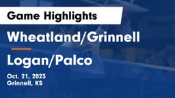 Wheatland/Grinnell vs Logan/Palco Game Highlights - Oct. 21, 2023