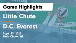 Little Chute  vs D.C. Everest  Game Highlights - Sept. 23, 2023