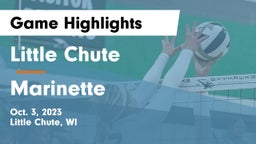 Little Chute  vs Marinette  Game Highlights - Oct. 3, 2023