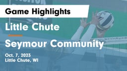 Little Chute  vs Seymour Community  Game Highlights - Oct. 7, 2023