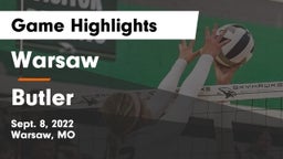 Warsaw  vs Butler  Game Highlights - Sept. 8, 2022
