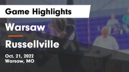 Warsaw  vs Russellville  Game Highlights - Oct. 21, 2022