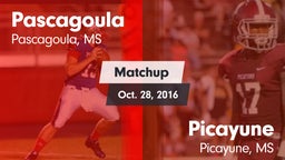 Matchup: Pascagoula vs. Picayune  2016