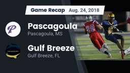 Recap: Pascagoula  vs. Gulf Breeze  2018