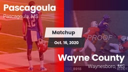 Matchup: Pascagoula vs. Wayne County  2020