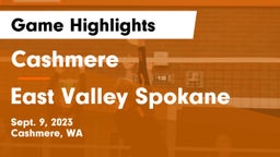 Cashmere  vs East Valley Spokane Game Highlights - Sept. 9, 2023