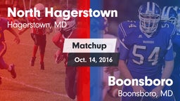 Matchup: North Hagerstown vs. Boonsboro  2016