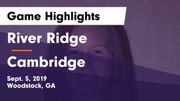 River Ridge  vs Cambridge Game Highlights - Sept. 5, 2019