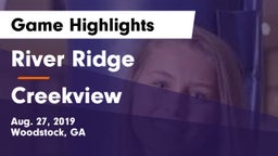 River Ridge  vs Creekview  Game Highlights - Aug. 27, 2019