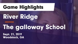River Ridge  vs The galloway School Game Highlights - Sept. 21, 2019