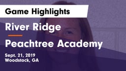 River Ridge  vs Peachtree Academy Game Highlights - Sept. 21, 2019