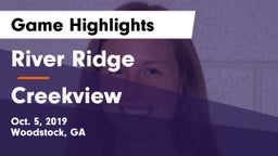 River Ridge  vs Creekview  Game Highlights - Oct. 5, 2019