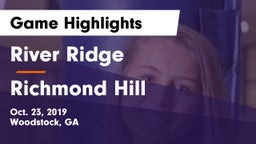 River Ridge  vs Richmond Hill Game Highlights - Oct. 23, 2019