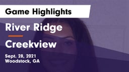 River Ridge  vs Creekview  Game Highlights - Sept. 28, 2021