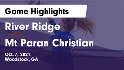 River Ridge  vs Mt Paran Christian Game Highlights - Oct. 7, 2021