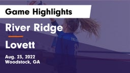 River Ridge  vs Lovett  Game Highlights - Aug. 23, 2022