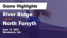 River Ridge  vs North Forsyth  Game Highlights - Sept. 13, 2022