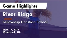 River Ridge  vs Fellowship Christian School Game Highlights - Sept. 17, 2022