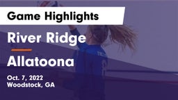 River Ridge  vs Allatoona  Game Highlights - Oct. 7, 2022