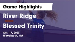 River Ridge  vs Blessed Trinity  Game Highlights - Oct. 17, 2023