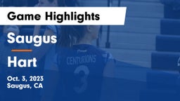 Saugus  vs Hart Game Highlights - Oct. 3, 2023