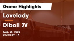 Lovelady  vs Diboll JV Game Highlights - Aug. 25, 2023