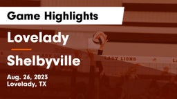 Lovelady  vs Shelbyville  Game Highlights - Aug. 26, 2023