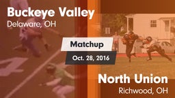 Matchup: Buckeye Valley vs. North Union  2016