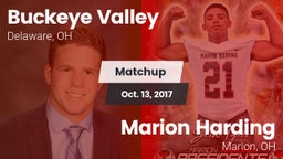 Matchup: Buckeye Valley vs. Marion Harding  2017