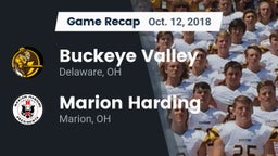 Recap: Buckeye Valley  vs. Marion Harding  2018