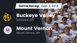 Recap: Buckeye Valley  vs. Mount Vernon  2018