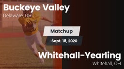 Matchup: Buckeye Valley vs. Whitehall-Yearling  2020